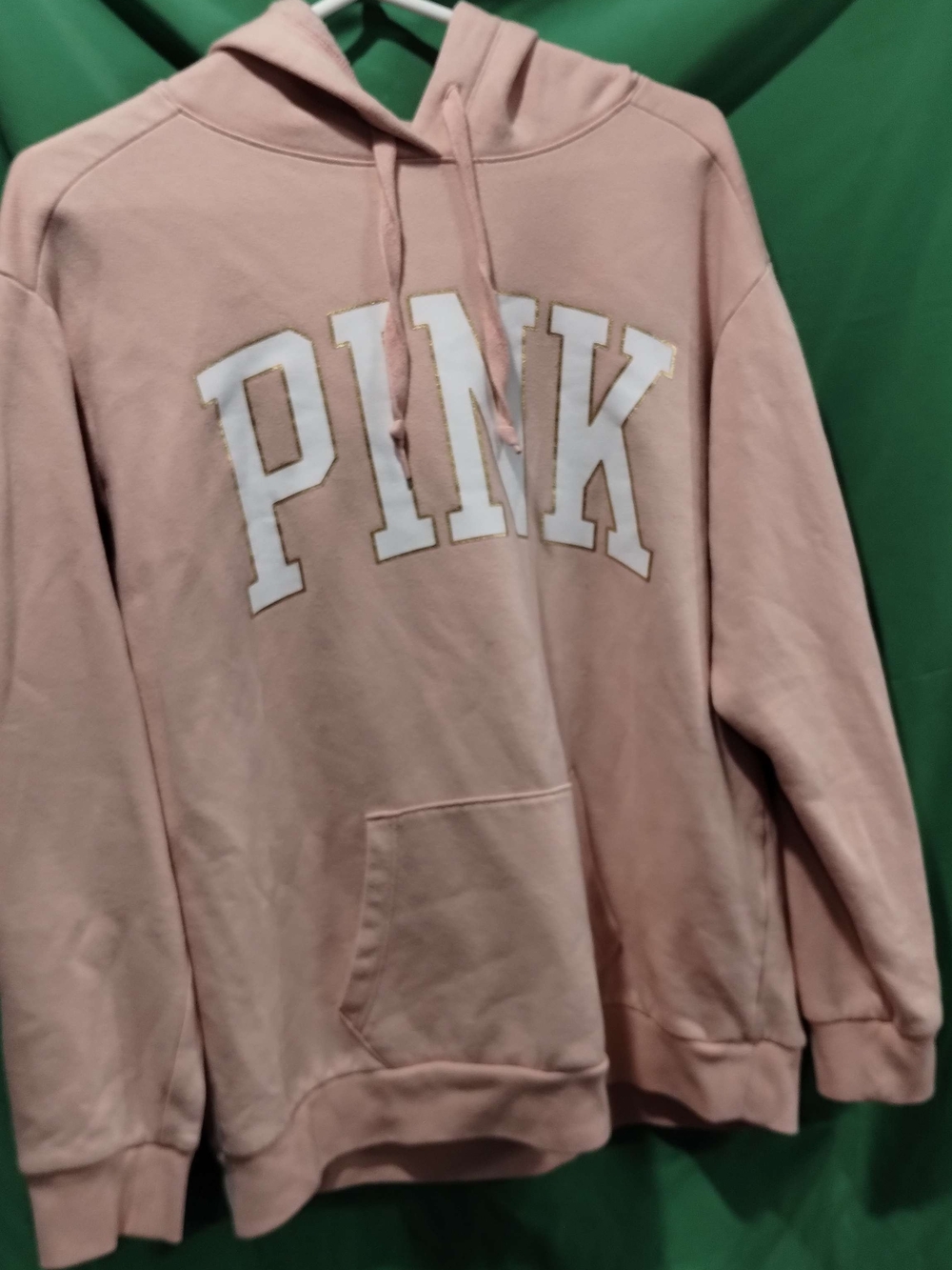PINK Victoria's Secret Blush Pink Hoodie with White Logo